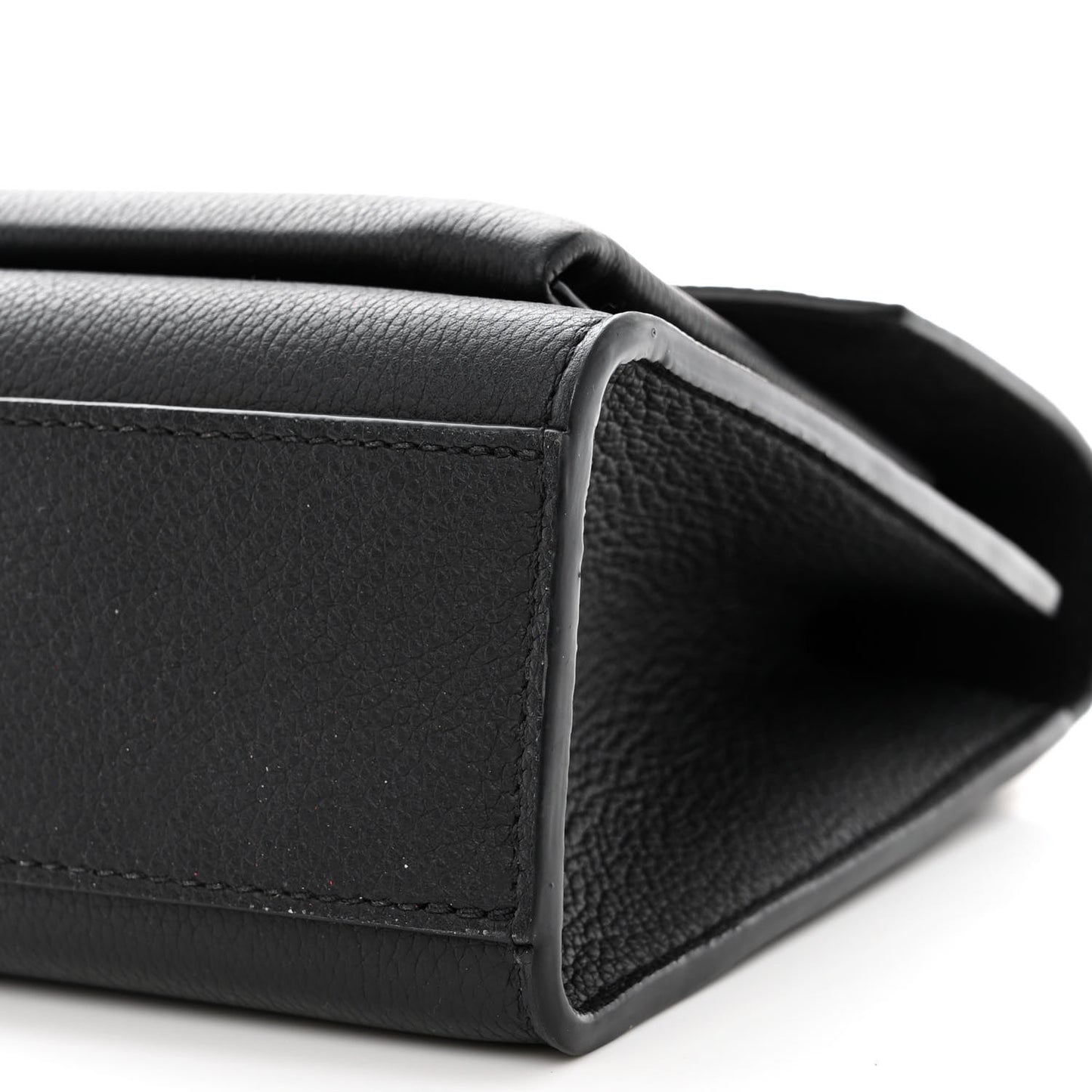 Soft Calfskin My Lockme Chain Bag BB Black