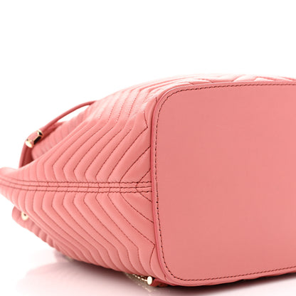 Bulgari Calfskin Quilted Serpenti Forever Backpack Pink 10 of 11