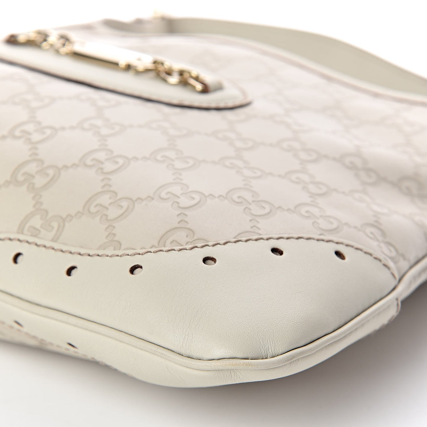 Guccissima Punch Hobo Off White