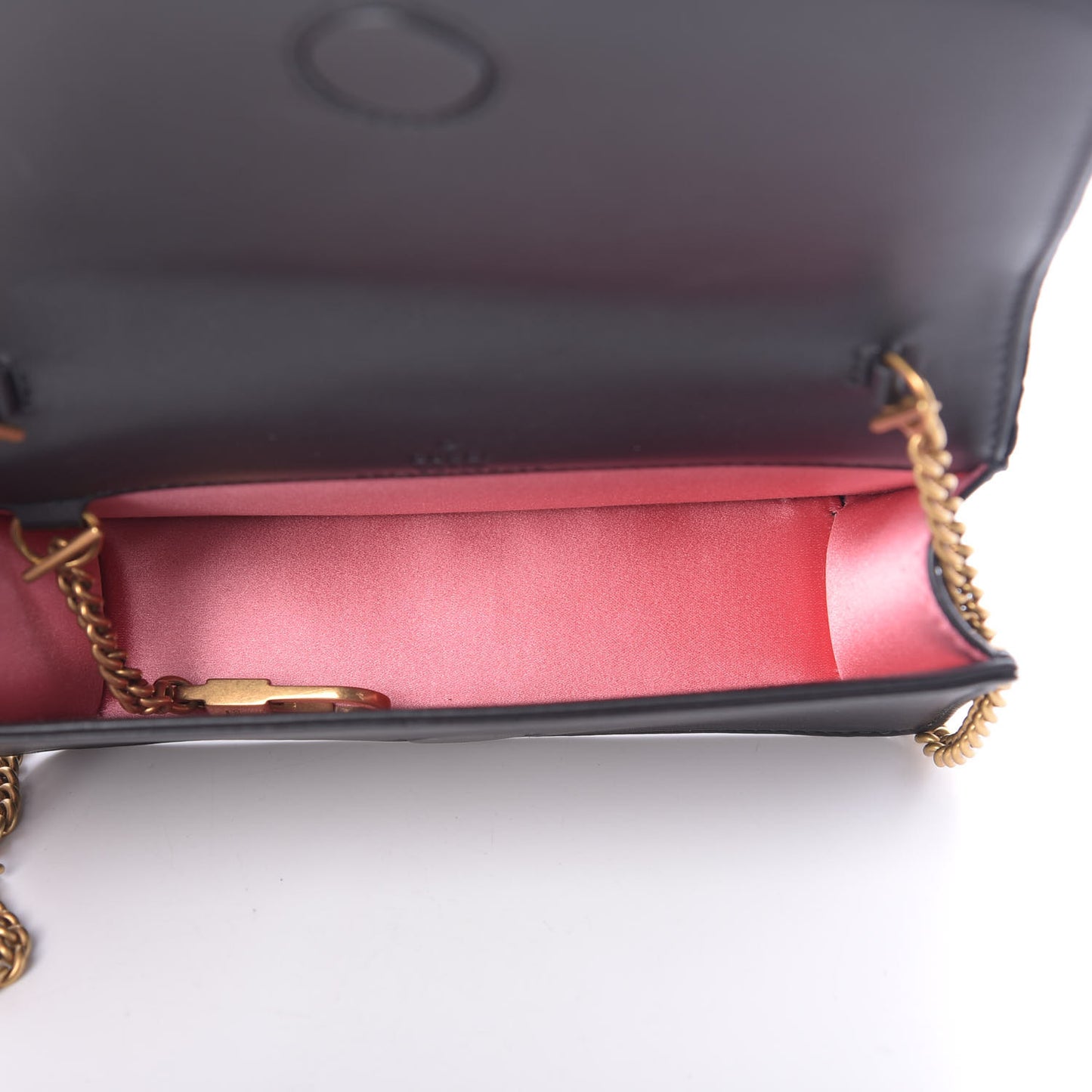 Velvet Matelasse GG Marmont Mini Bag Black
