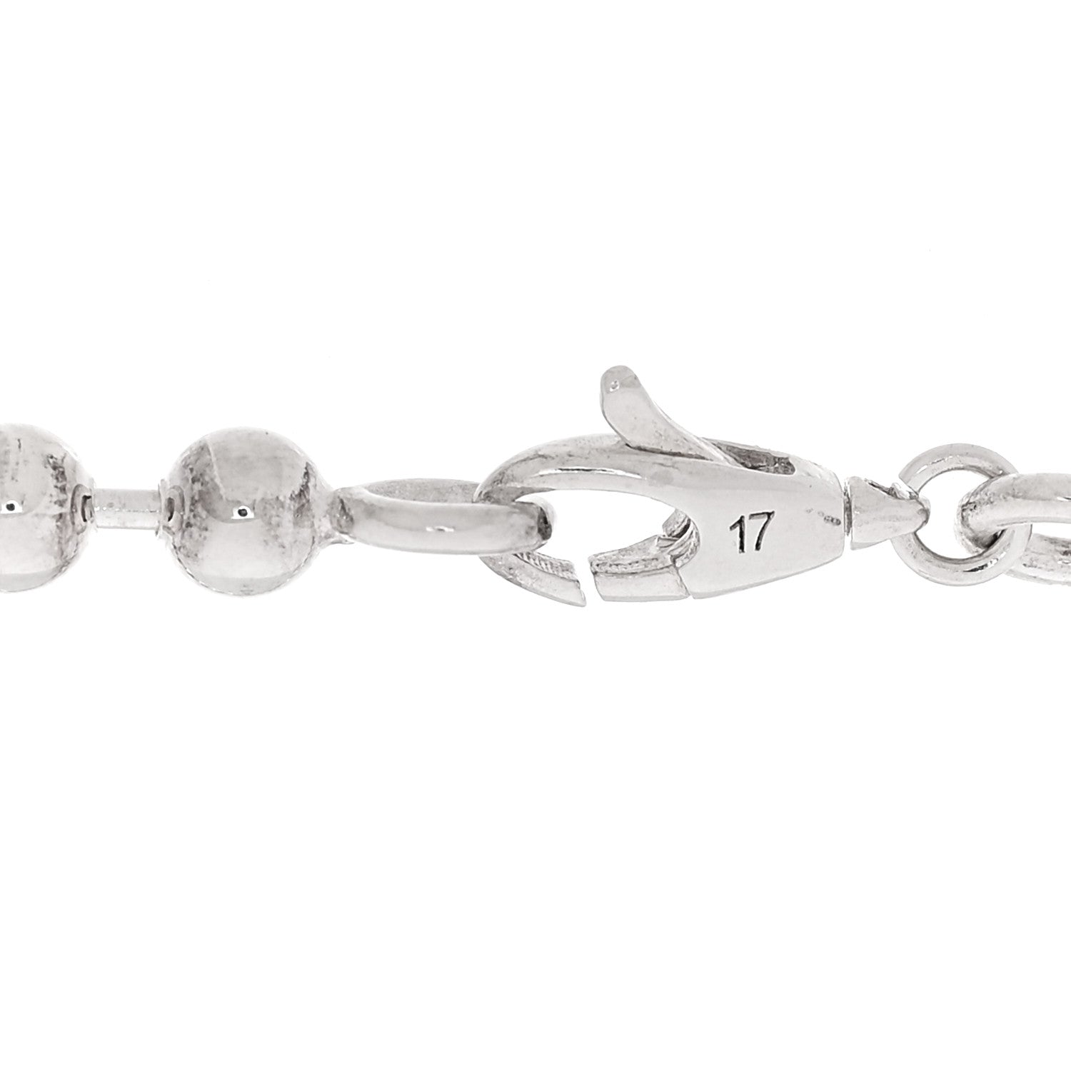 Gucci Sterling Silver Interlocking GG Charm Bracelet 3 of 4