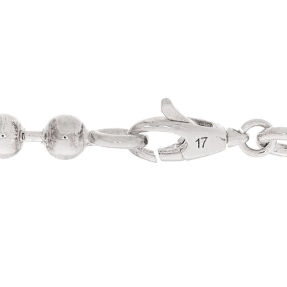 Gucci Sterling Silver Interlocking GG Charm Bracelet 3 of 4