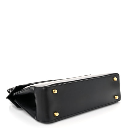 Christian Dior Smooth Calfskin Parisienne Bag Black 4 of 10