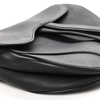 Christian Dior Ultra Matte Calfskin Saddle Bag Black 9 of 13