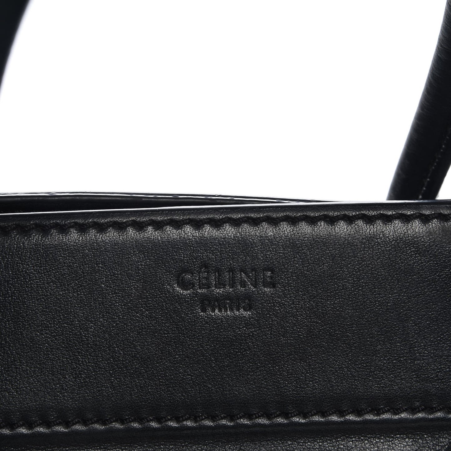 Smooth Calfskin Medium Phantom Luggage Black