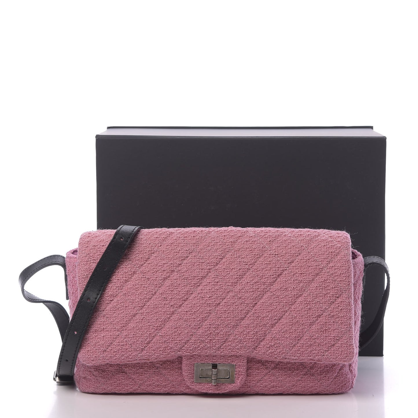 Tweed Reissue XL Maxi Jumbo Flap Pink