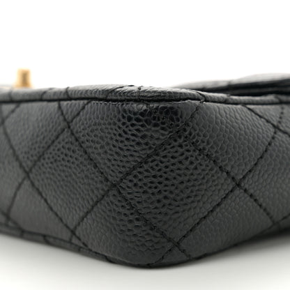Chanel Caviar Quilted East West Flap Black 10 of 11