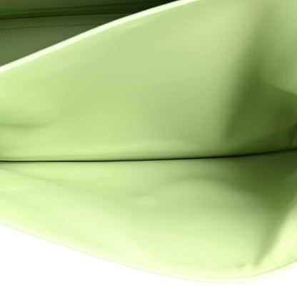 Balenciaga Shiny Paper Calfskin Floral Printed Large Crush Sling Bag Green 5 of 17
