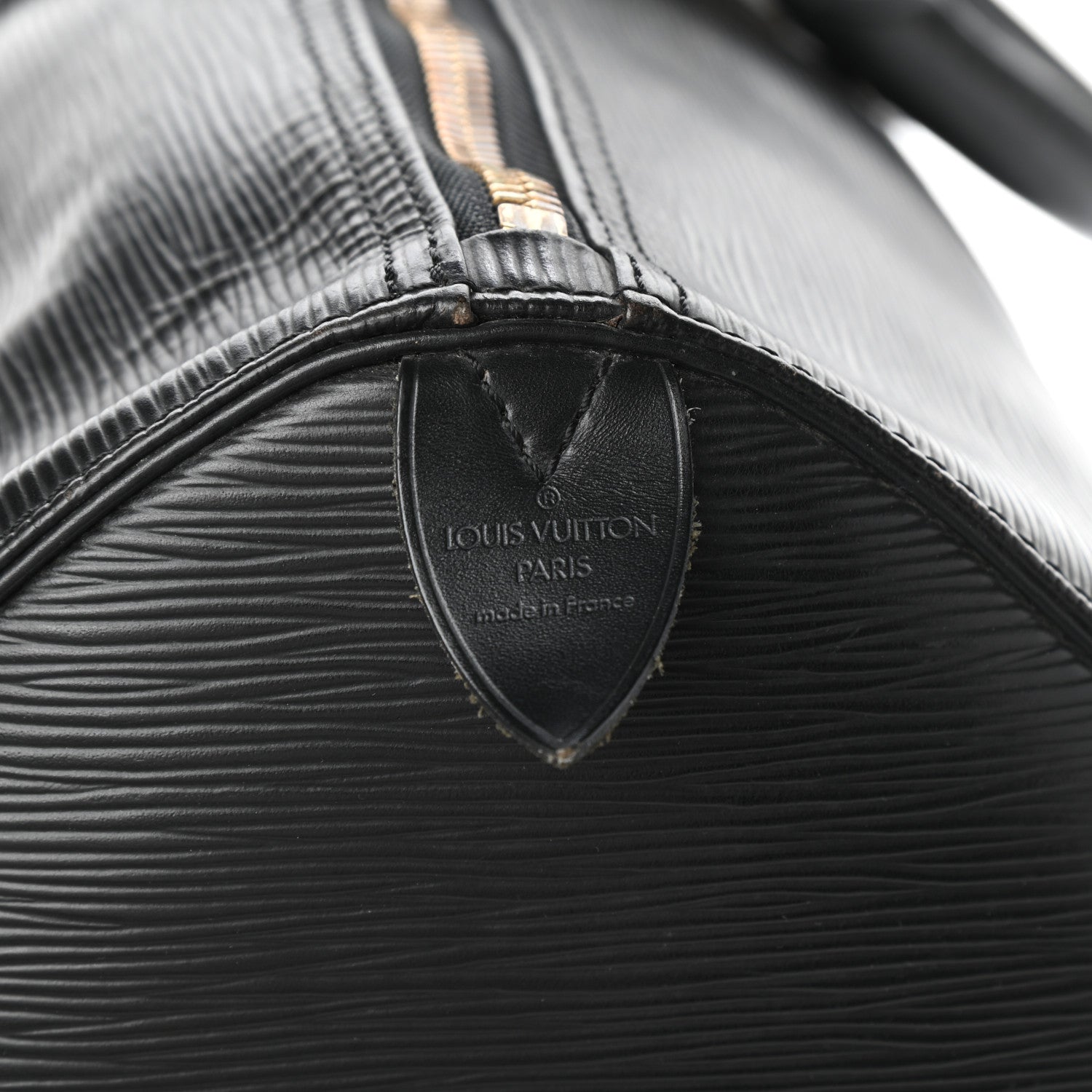 Louis Vuitton Epi Keepall 50 Black 7 of 9