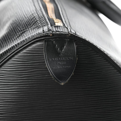 Louis Vuitton Epi Keepall 50 Black 7 of 9