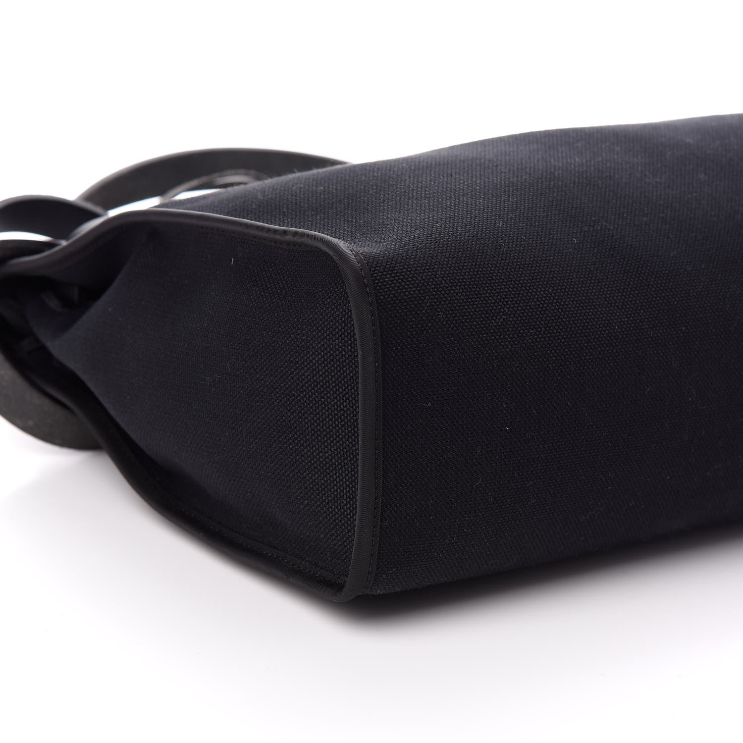 Hermes Military Toile Vache Hunter Herbag Zip PM 31 Black 10 of 11