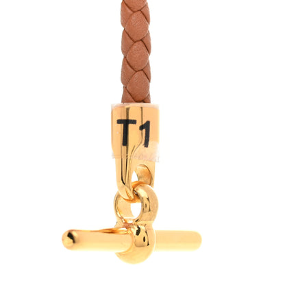 Hermes Swift Glenan Double Tour Bracelet T1 Gold 6 of 7
