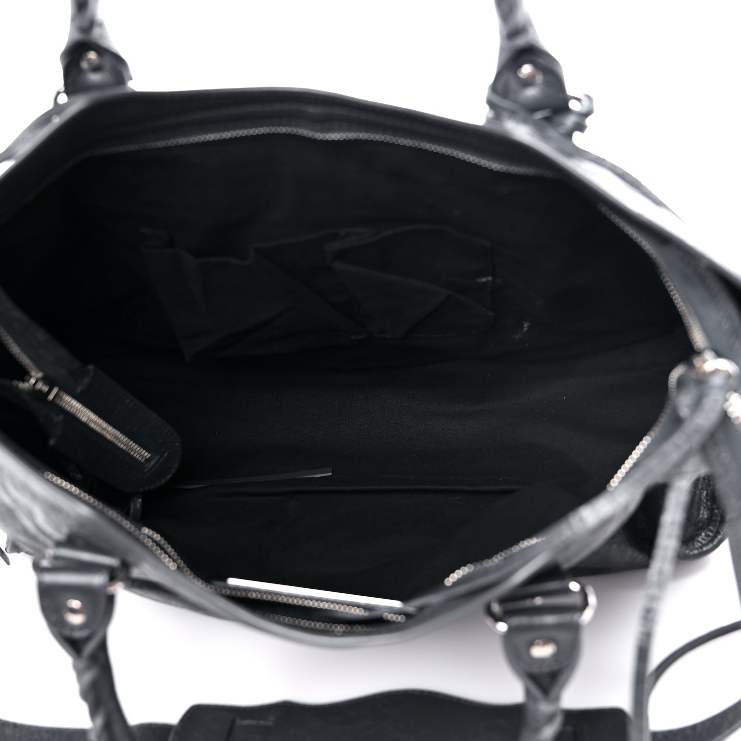 Balenciaga Agneau Classic Silver Hardware City Gris Fossile Anthracite 5 of 12