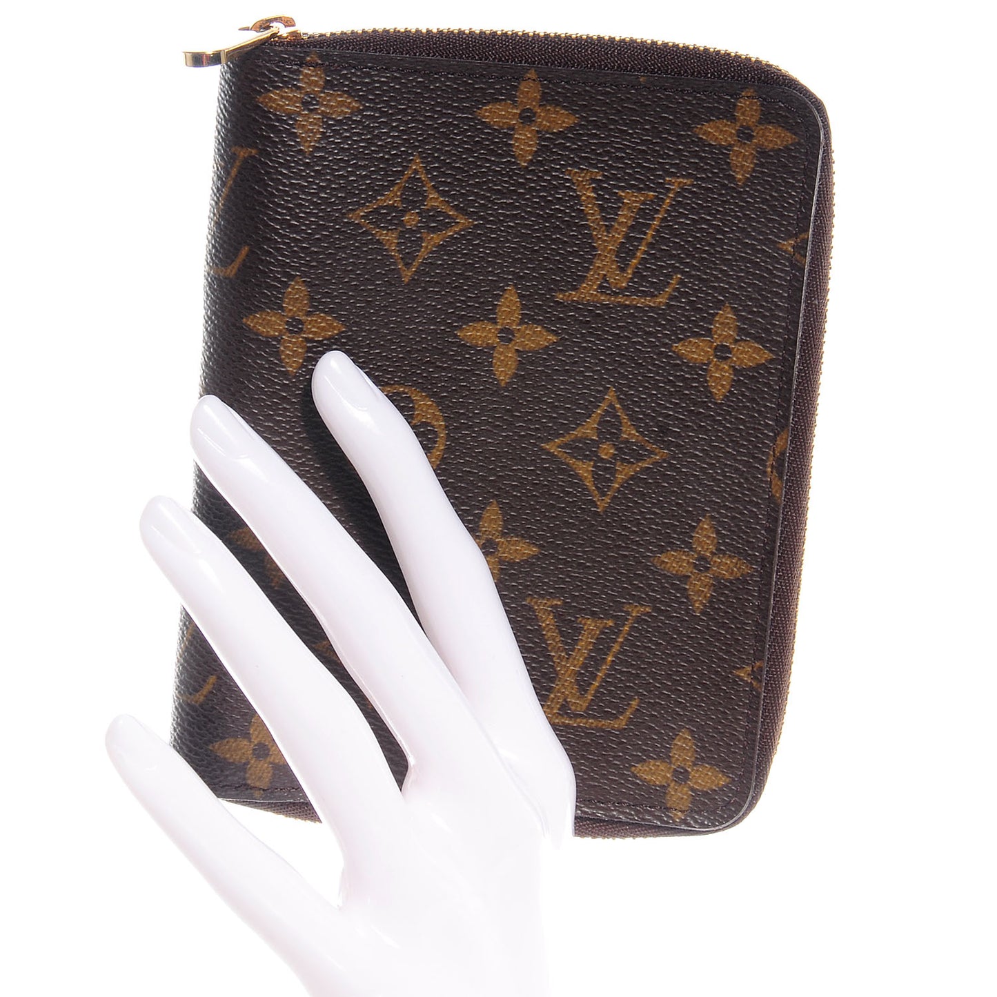 Monogram Zipped Passport Holder Wallet
