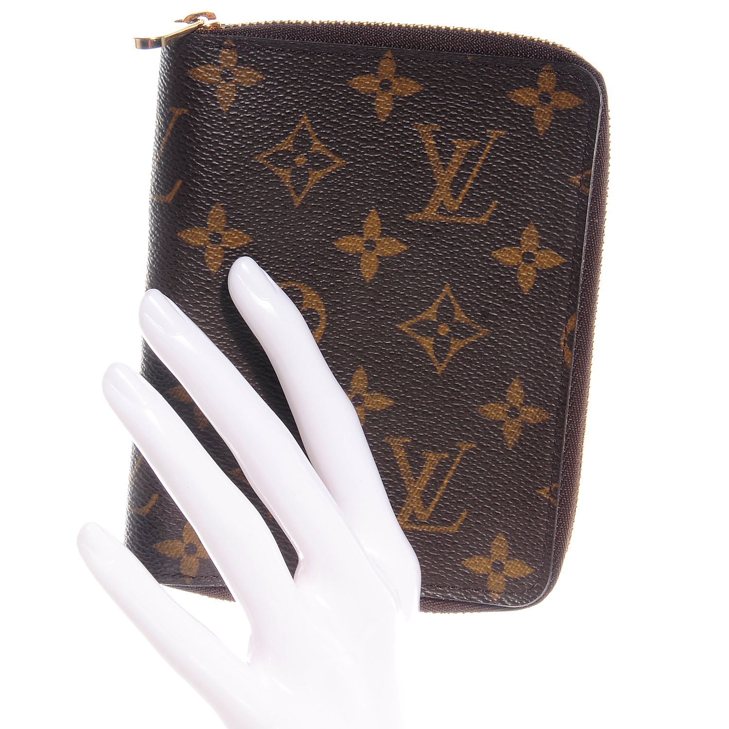 Louis Vuitton Monogram Zipped Passport Holder Wallet 2 of 7