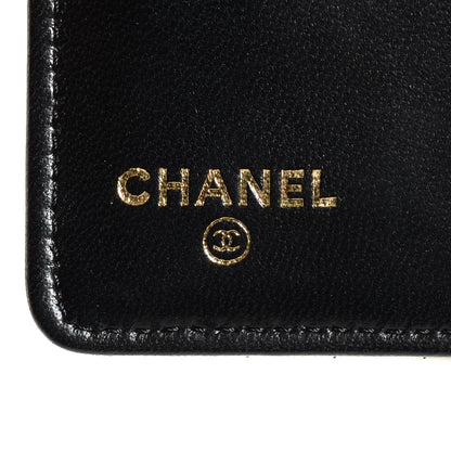 Chanel Python Yen Wallet Black Gold 7 of 9