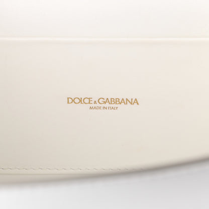 Dolce & Gabbana Smooth Calfskin Small Devotion Envelope Top Handle Bag White 6 of 18