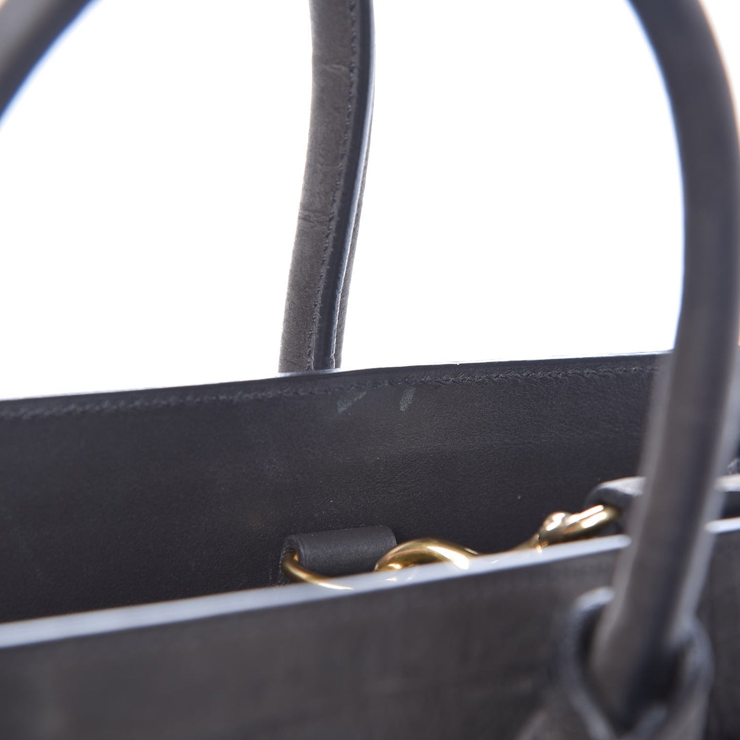 Crocodile Embossed Nubuck Baby Sac De Jour Dark Anthracite