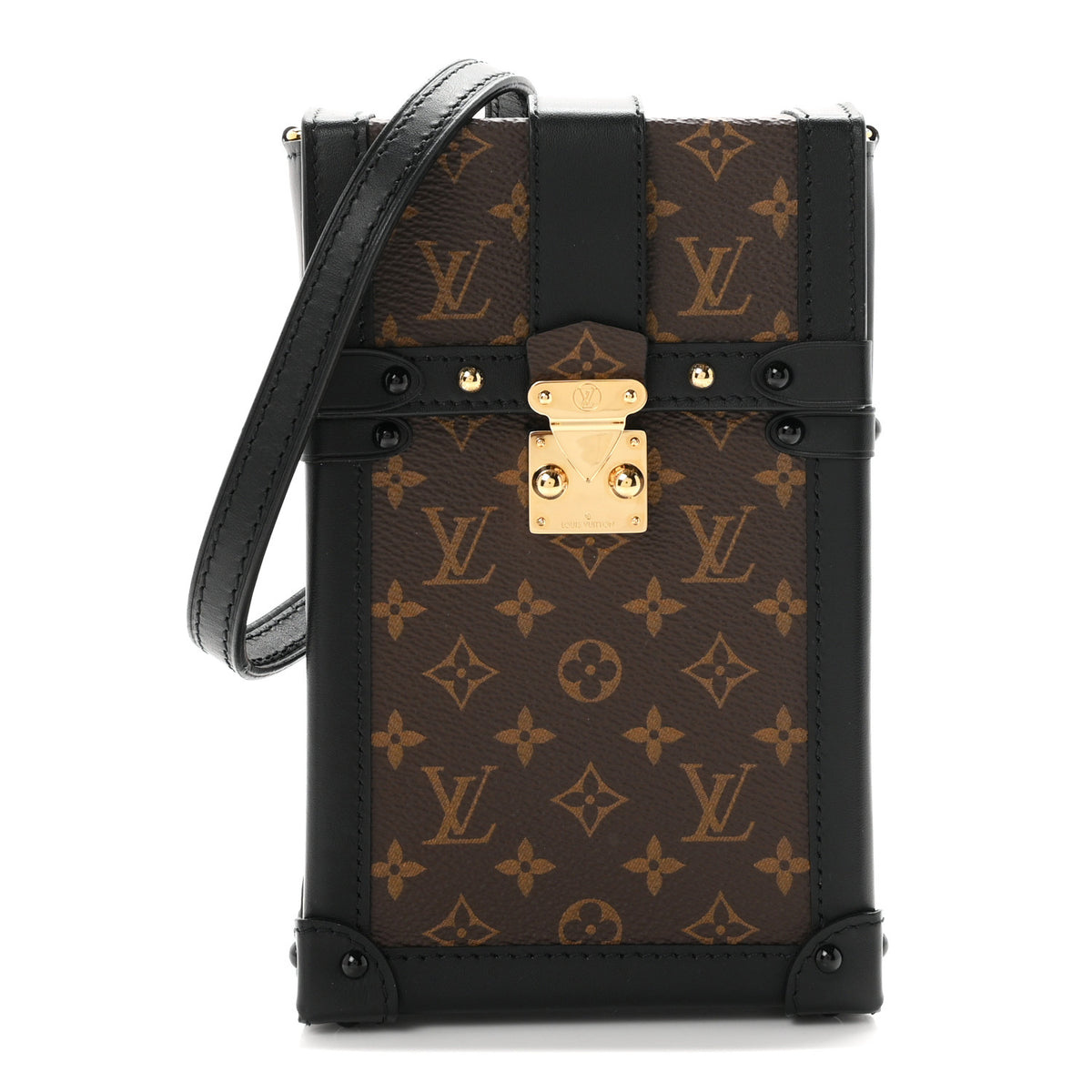 Louis Vuitton Monogram Pochette Trunk Verticale Black 1 of 11