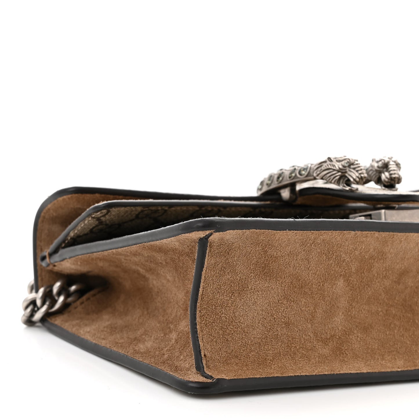 GG Supreme Monogram Small Dionysus Shoulder Bag Taupe