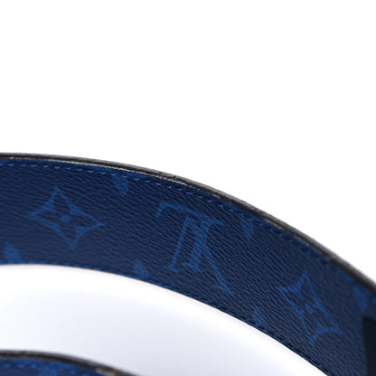 Louis Vuitton Monogram 40mm Reverso Belt 100 40 Pacific Blue 6 of 6