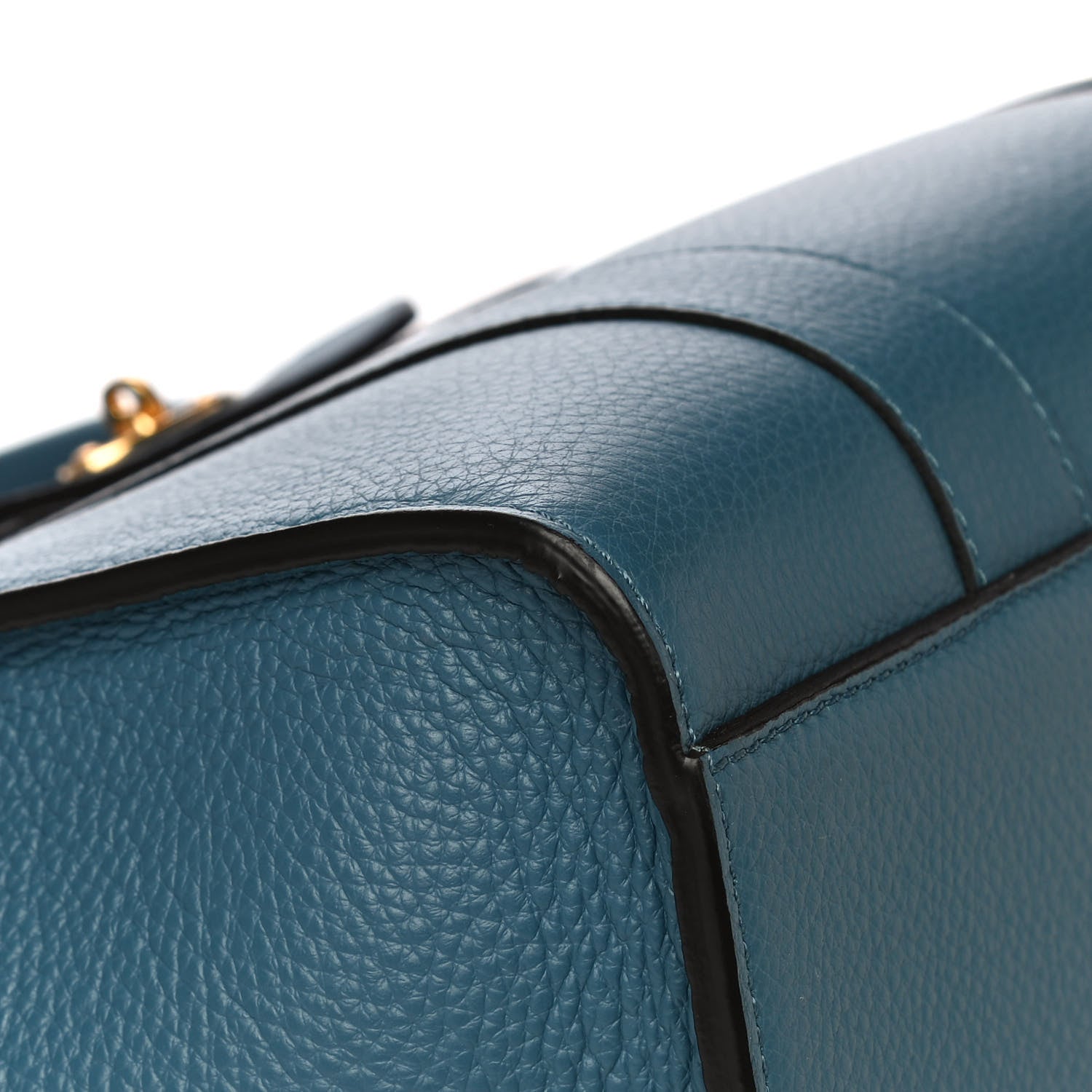 Mulberry Small Classic Grain Mini Zipped Bayswater Blue 11 of 14
