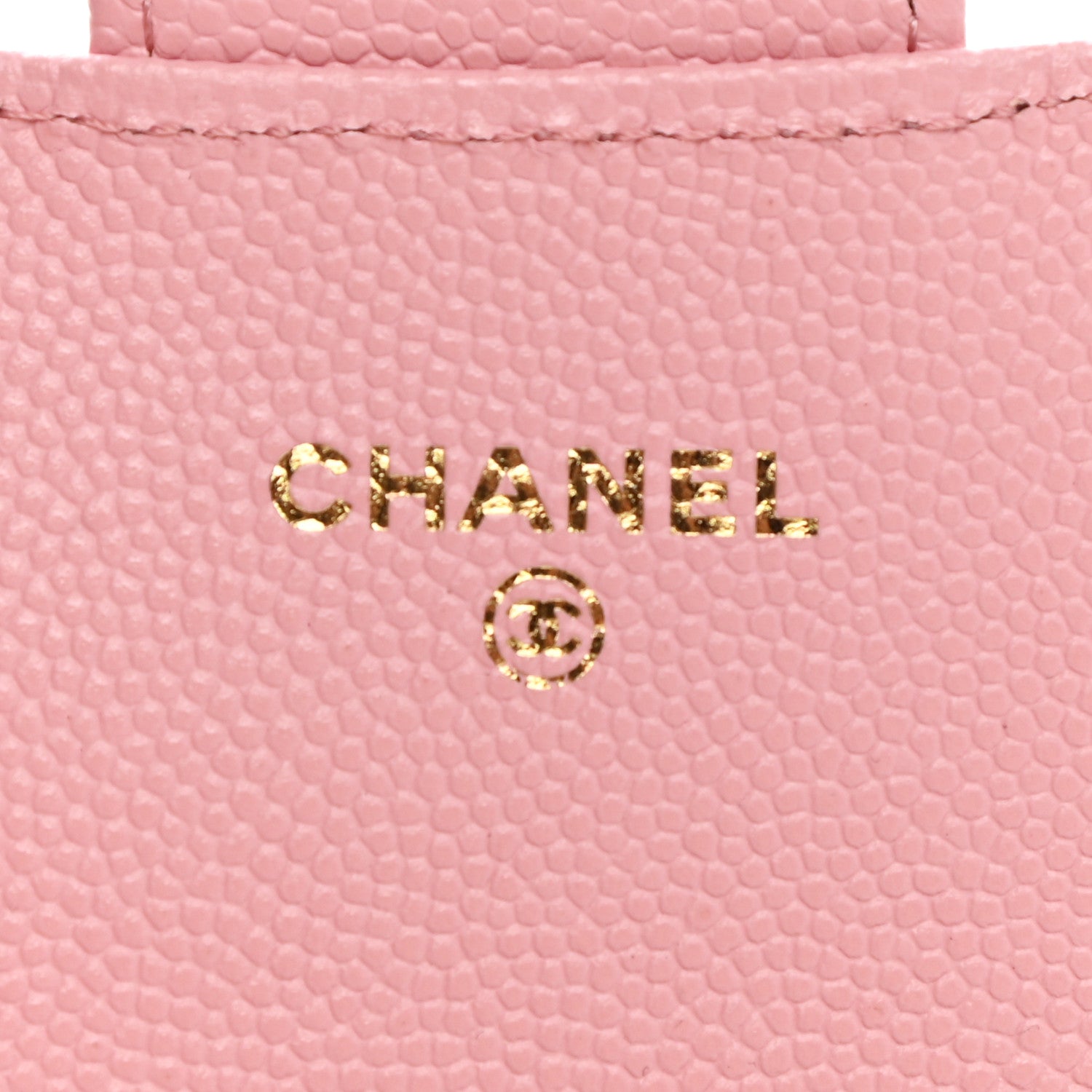 Chanel Caviar Quilted Flap Card Holder Wallet Pink 6 of 9
