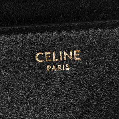 Celine Satinated Calfskin Mini 16 Top Handle Bag Black 6 of 13