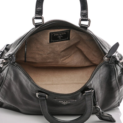 Prada Glace Calf Shopping Tote Nero Black 5 of 6