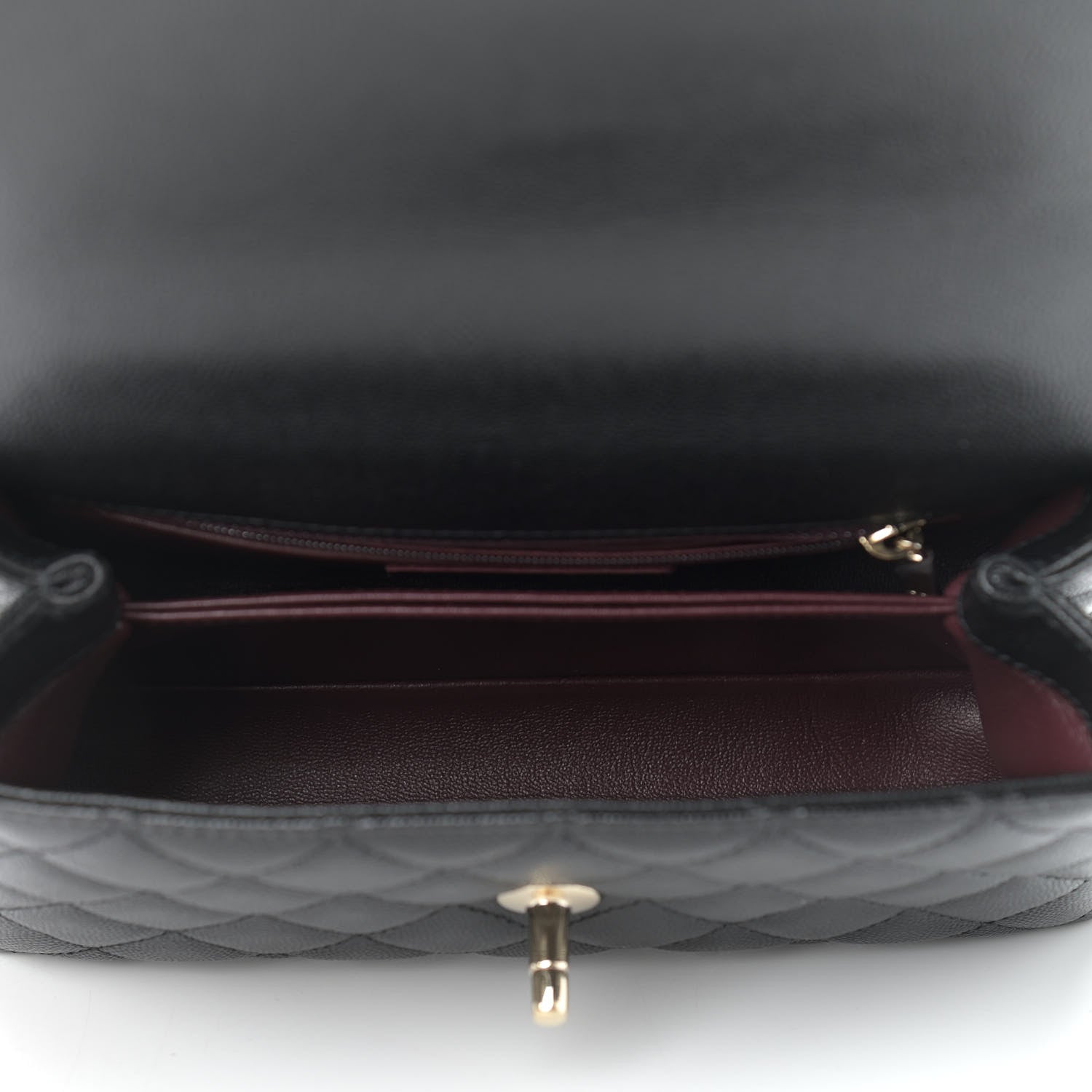 Chanel Caviar Quilted Mini Coco Handle Flap Black 5 of 9