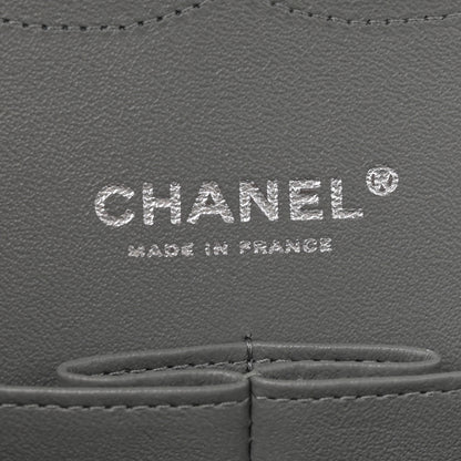 Chanel Caviar Quilted Jumbo Double Flap Grey 6 of 12