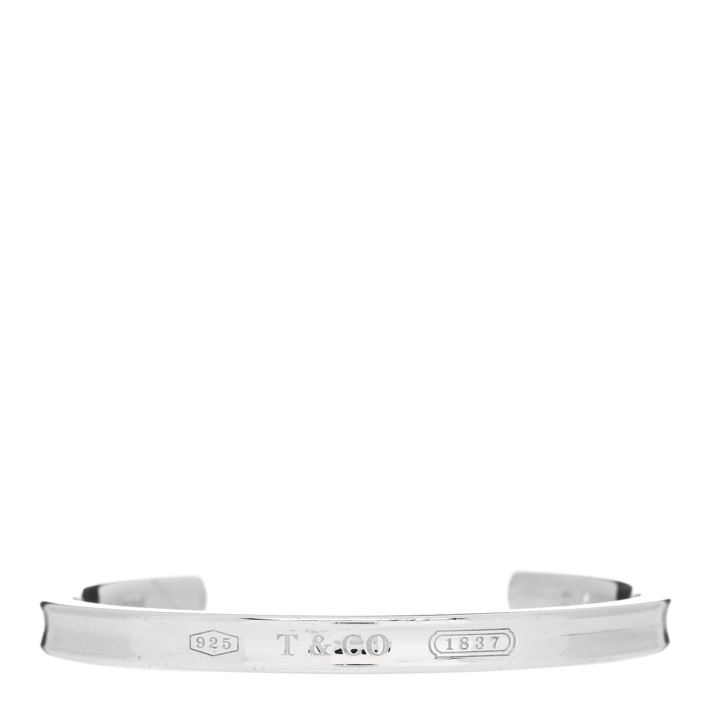 Sterling Silver Narrow 1837 Cuff Bracelet