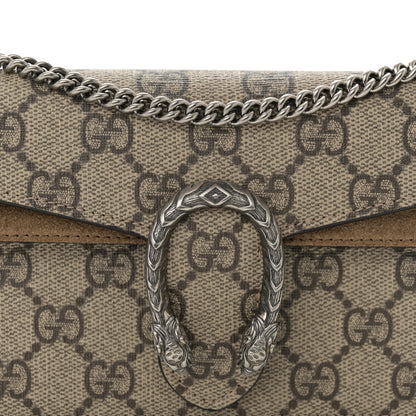 Gucci GG Supreme Monogram Super Mini Dionysus Shoulder Bag Taupe 7 of 9