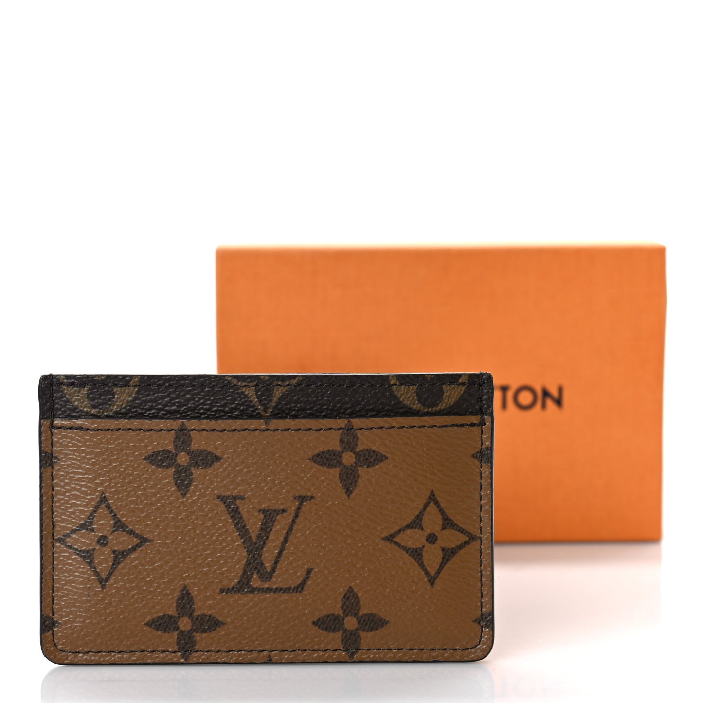 Reverse Monogram Card Holder