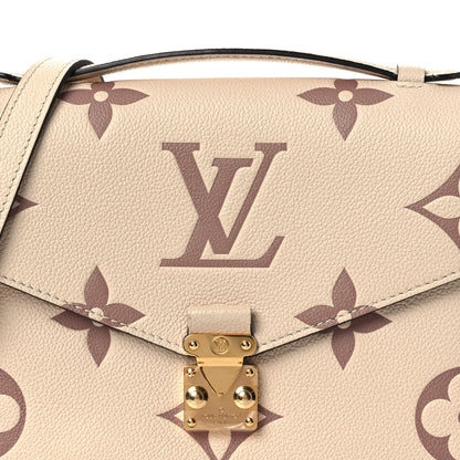 Louis Vuitton Empreinte Monogram Giant Pochette Metis Creme Bois De Rose 7 of 12