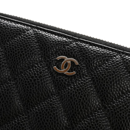 Chanel Caviar Quilted Large Gusset Zip Around Wallet Black 9 of 9