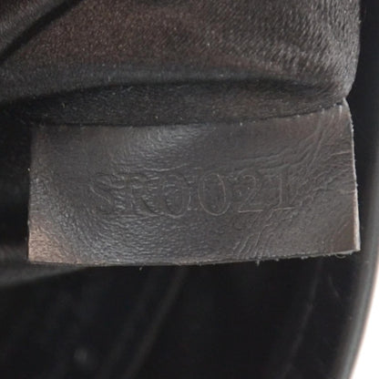 Louis Vuitton Satin Monogram Little Bucket Black 5 of 6