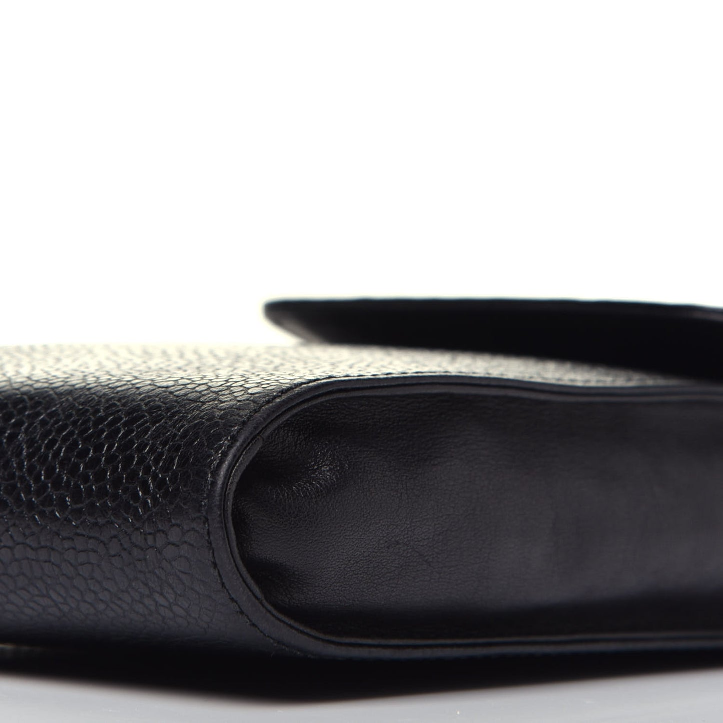 Caviar CC Phone Holder Crossbody Black