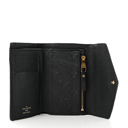 Louis Vuitton Empreinte Compact Curieuse Wallet Black 5 of 9