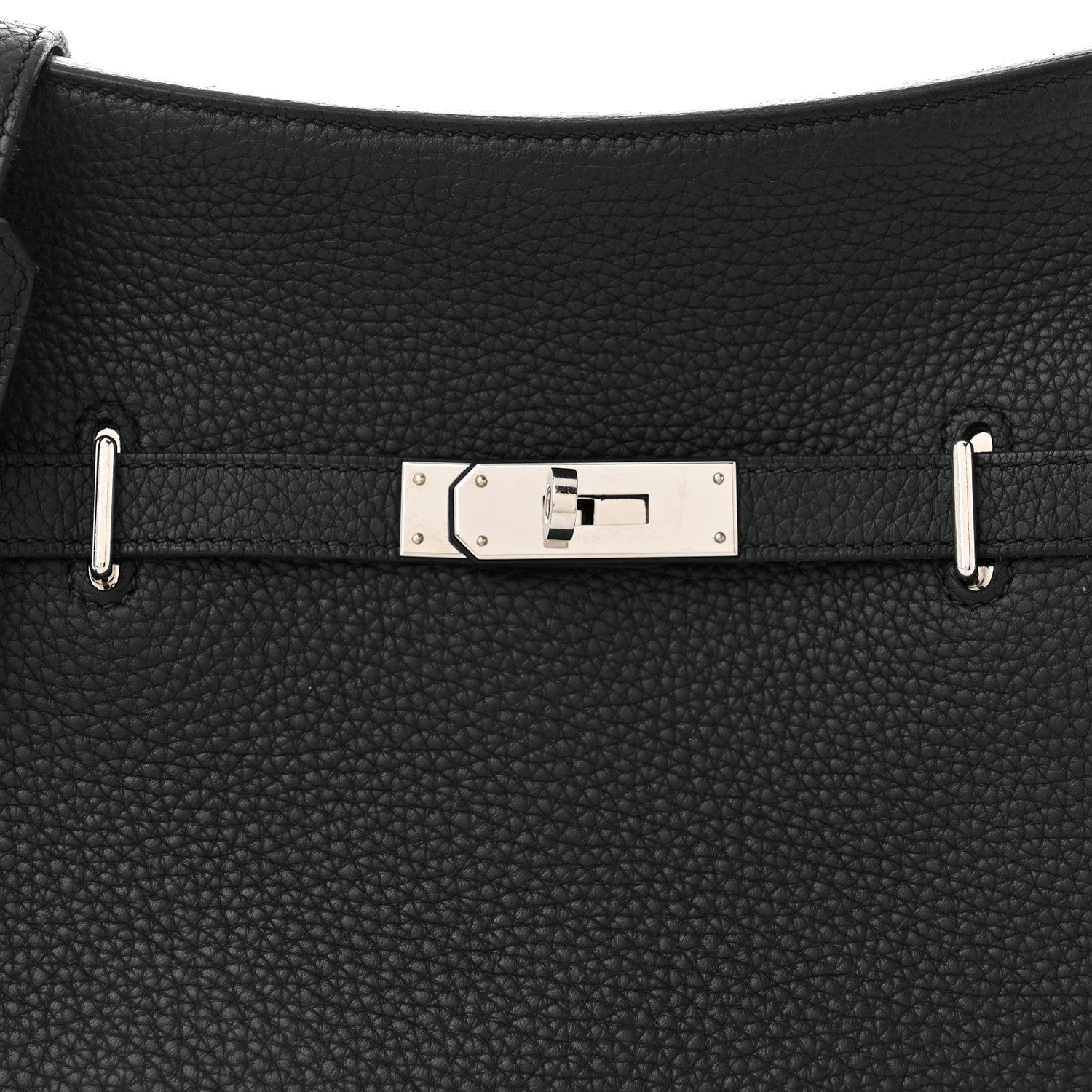 Hermes Taurillon Clemence Jypsiere 28 Black 8 of 10