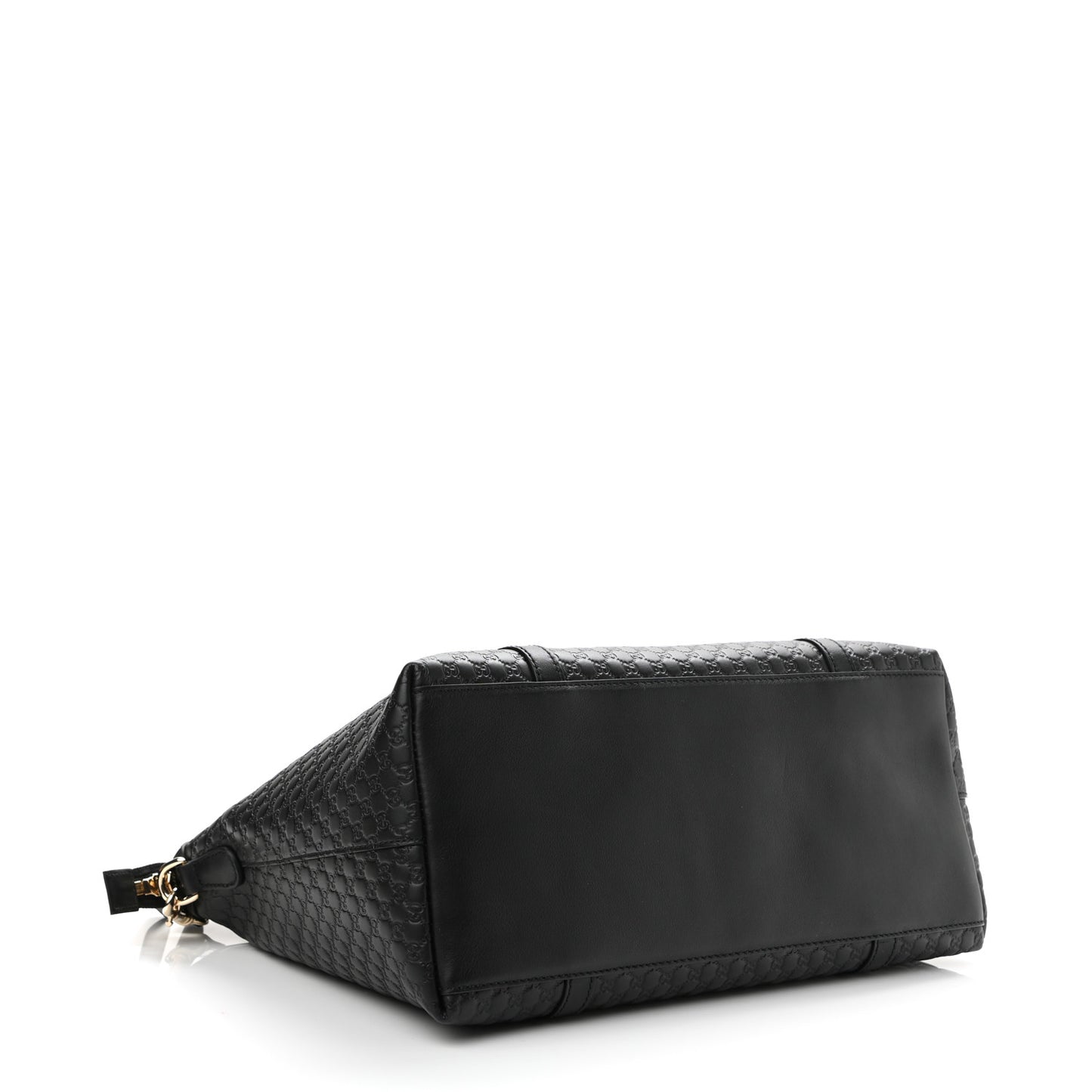 Soft Microguccissima Dome Satchel Black