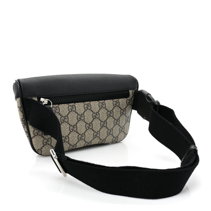 Gucci GG Supreme Monogram Belt Bag Black 3 of 9