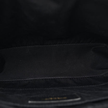 Saint Laurent Calfskin Matelasse Monogram Lou Camera Bag Black 5 of 15