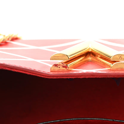 Louis Vuitton LOUIS VUITTON Epi Malletage Twist Shoulder Bag PM Rouge 13 of 17