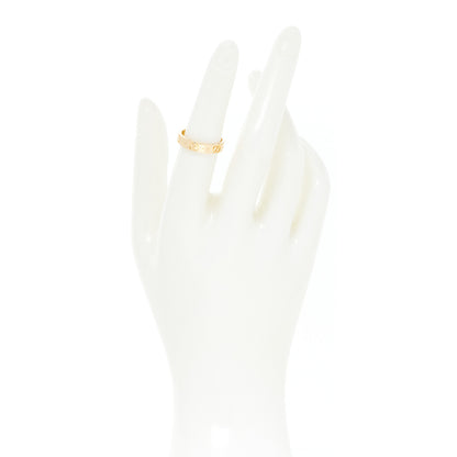 Gucci 18K Yellow Gold 4mm Icon Thin Band Ring 53 6.25 2 of 5