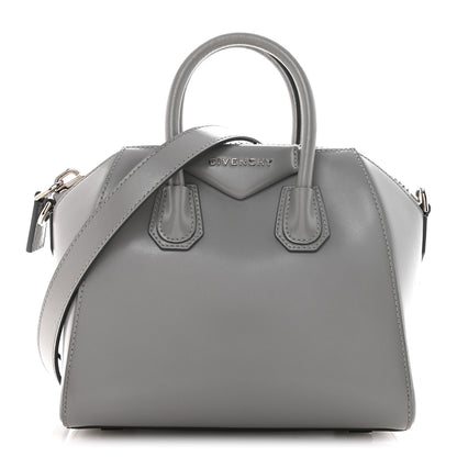 Givenchy Shiny Lord Calfskin Mini Antigona Pearl Grey 1 of 14