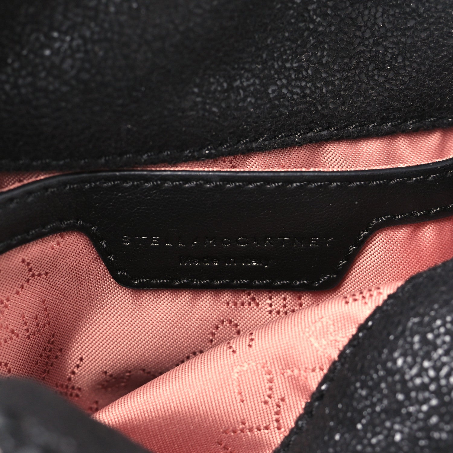 Stella McCartney Shaggy Deer Tiny Falabella Tote Black 6 of 10