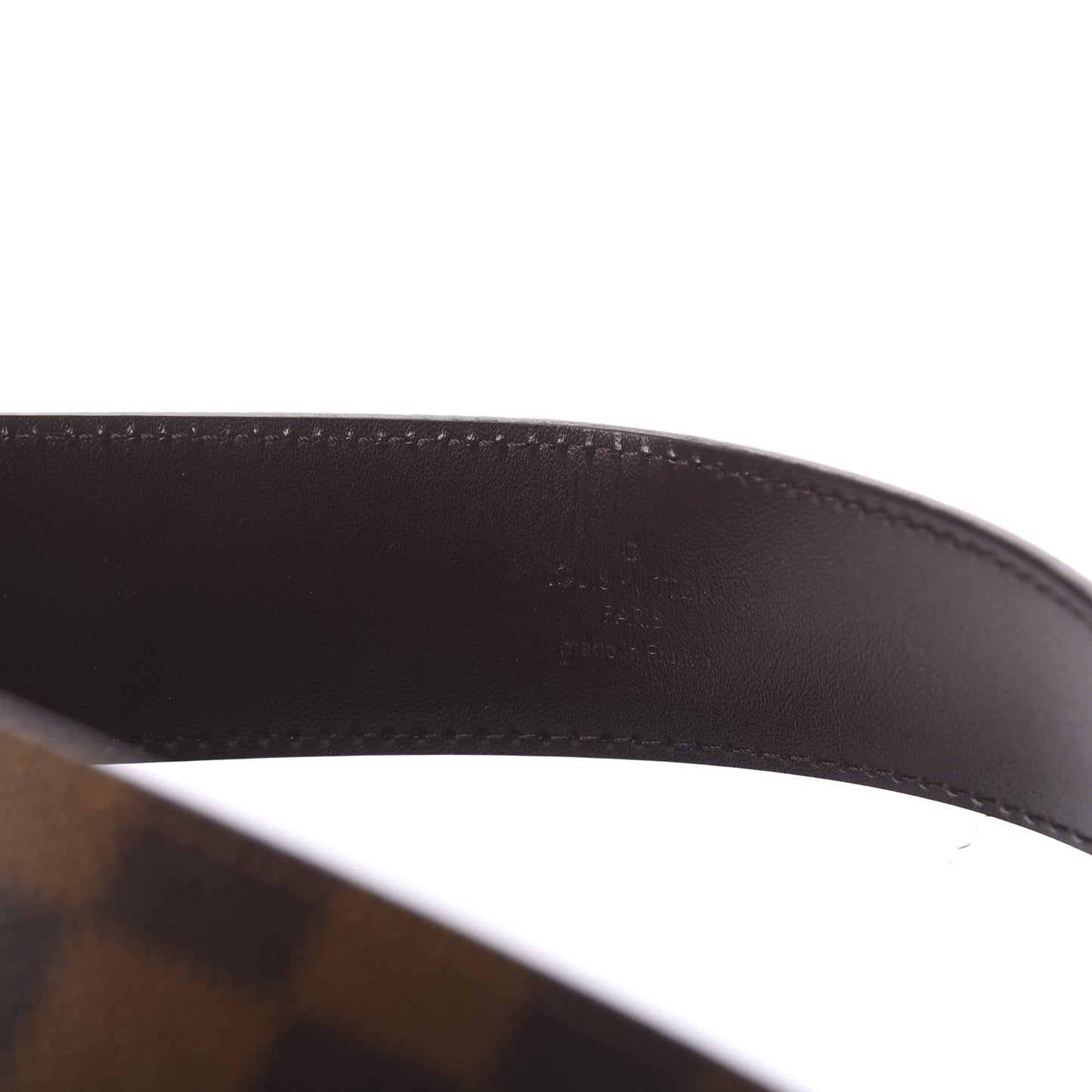 Damier Ebene 40mm LV Initiales Belt 95 38