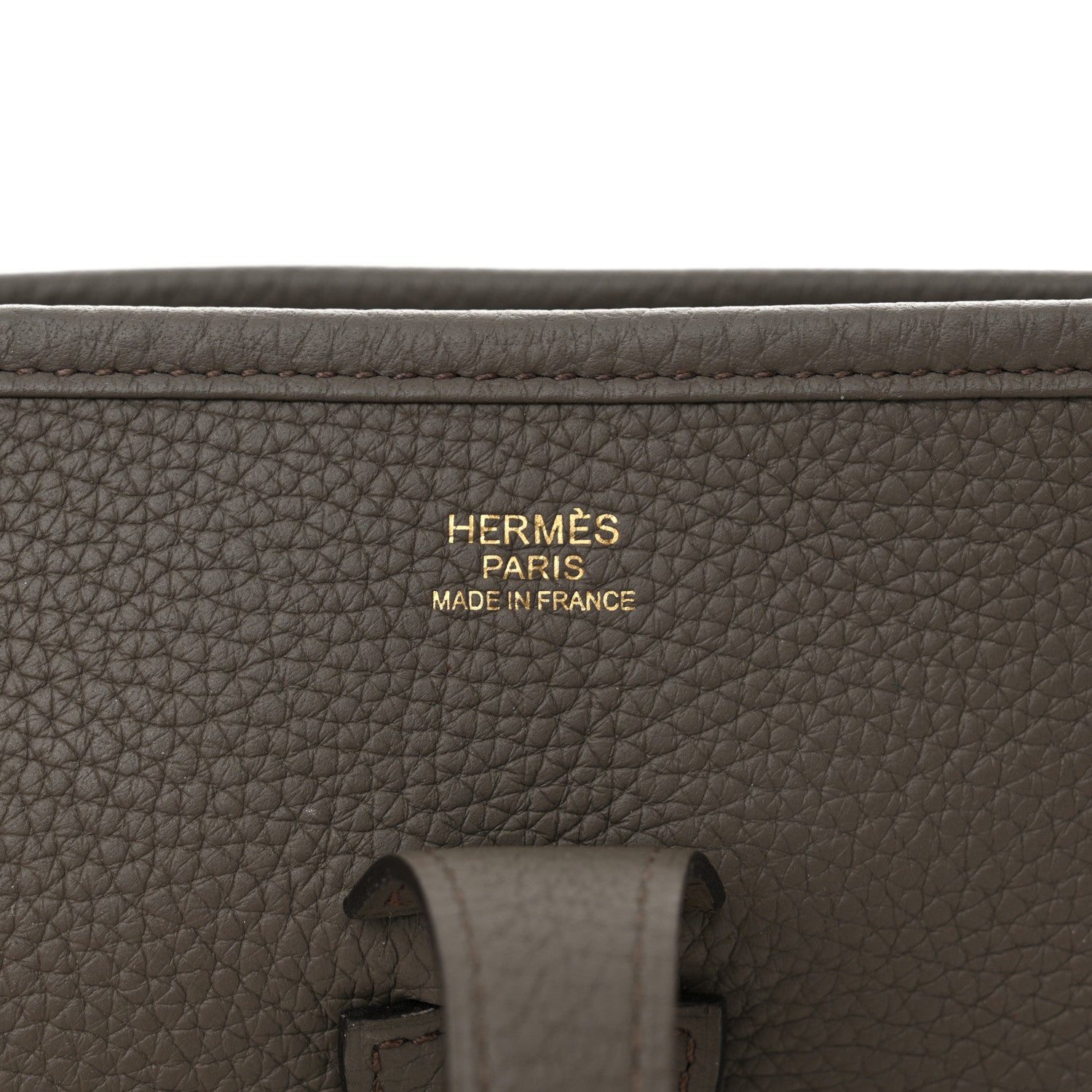 Hermes Taurillon Clemence Evelyne III PM Etain 6 of 11