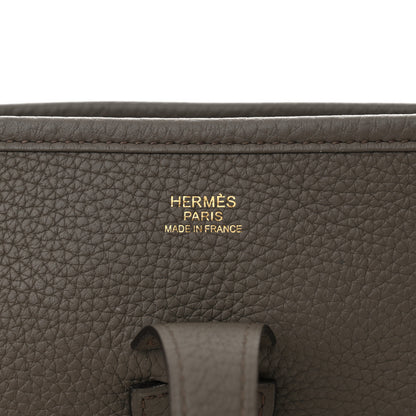 Hermes Taurillon Clemence Evelyne III PM Etain 6 of 11